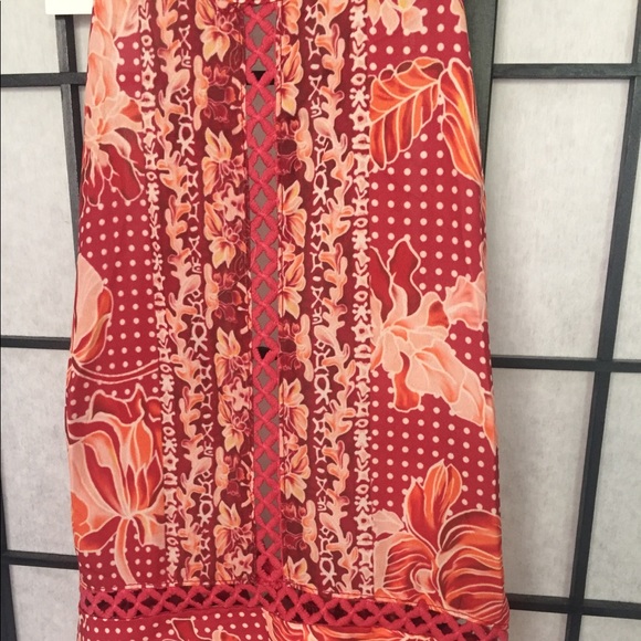 floral print split maxi dress - Picture 7 of 8